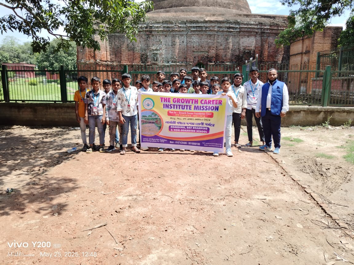 Group photo during tour